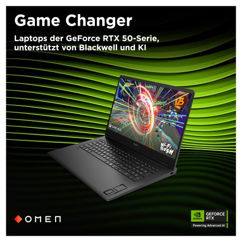 HP OMEN Gaming Laptop 17.3" QHD IPS Ryzen AI 9 365 32GB/1TB RTX 5060 240Hz nOS 17-db1495ng