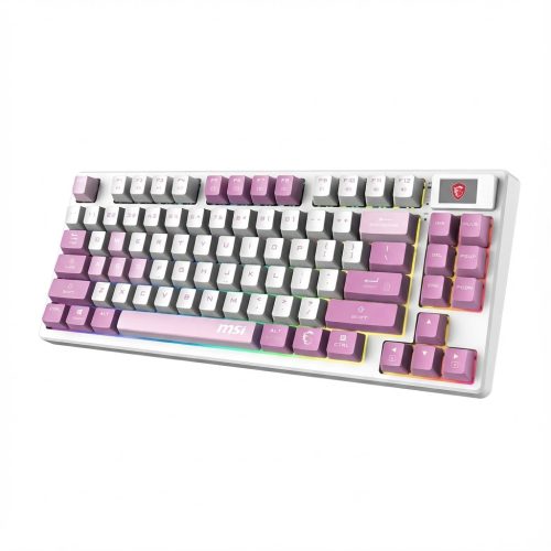 MSI FORGE GK600 TKL W Violet Gaming Keyboard retail