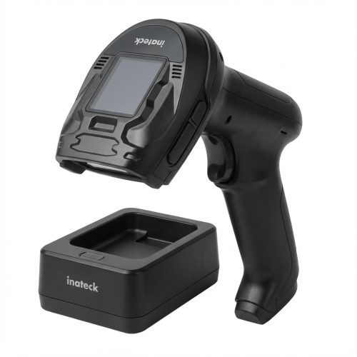 inateck Barcodescanner Pro8 Black with data transfer station