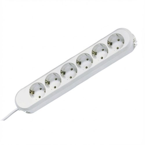 BACHMANN SMART Steckdosenleiste 6x Schutzkontakt weiss 5m