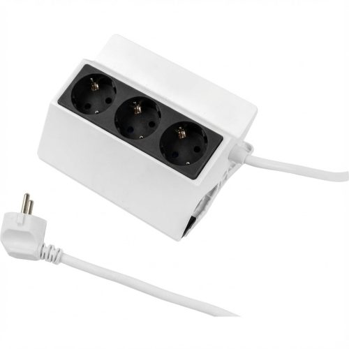 BACHMANN SELLY Steckdosenleiste 3x Schutzkontakt weiss 1.5m