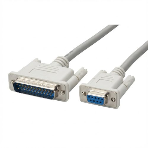ROLINE Modem Cable. DB9 F - DB25 M 1.8 m serial cable
