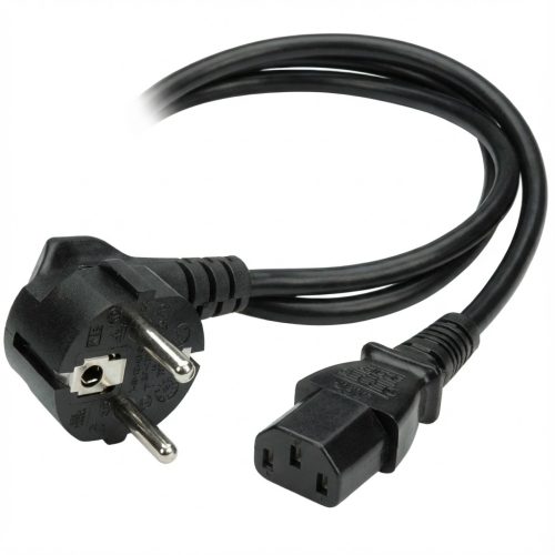 ROLINE Netzkabel. 3pol. Notebook-Buchse. schwarz. 0.8 m