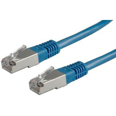ROLINE S/FTP (PiMF) Patch Cord Cat.6. blue 1.0m networking cable