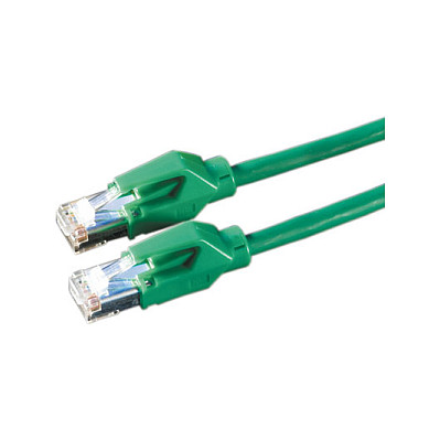 Draka Comteq S/FTP Patch cable Cat6. Green. 1m networking cable