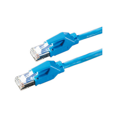Draka Comteq S/FTP Patch cable Cat6. Blue. 2m networking cable