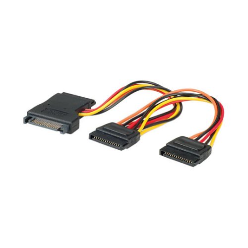 Secomp Internal Y-Power Cable. SATA to 3x. SATA