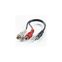 VALUE Cable 3.5mm/RCA. 0.2m audio cable