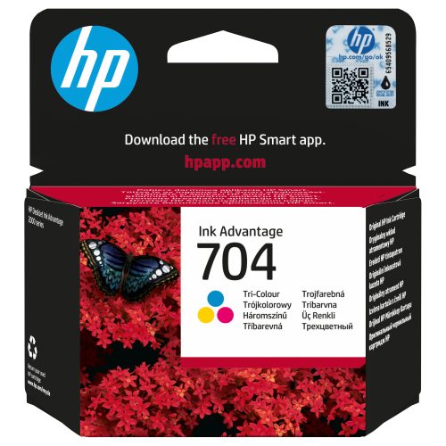 HP 704 Tri-color Original Ink Advantage Cartridge ink cartridge