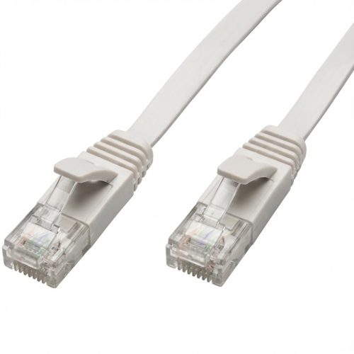 Captiva Kabel Patchkabel CAT 6a Kabel fr Netzwerk. LAN und Ethernet 0.5m wei