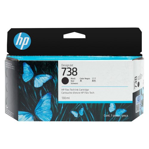 HP 738 130-ml Black DesignJet Ink Cartridge print head