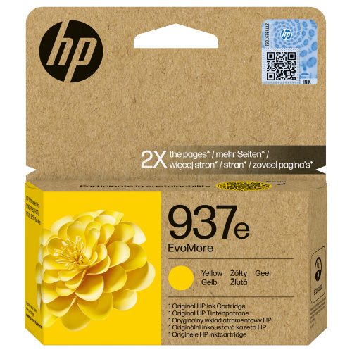 HP 937e EvoMore Yellow Original ink cartridge