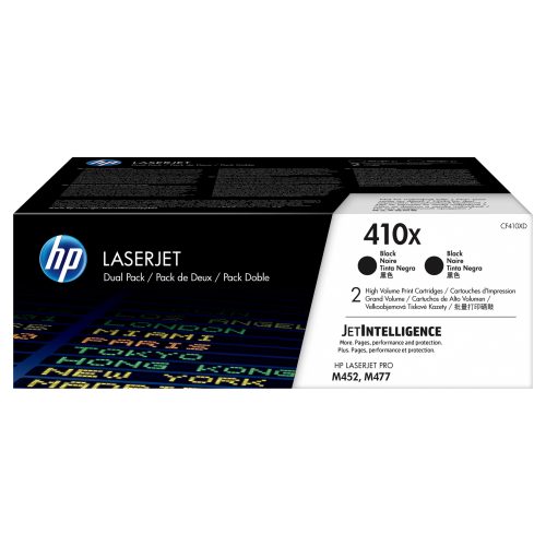 HP 410X 2-pack High Yield Black Original LaserJet Toner Cartridges toner cartridge