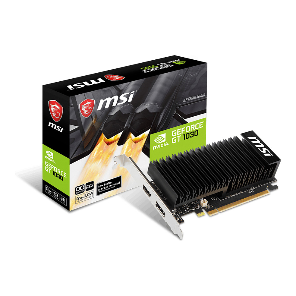 InterCyprus Gt 1030 2GHD4, 2GB Lp Passive Geforce Graphics Card Msi