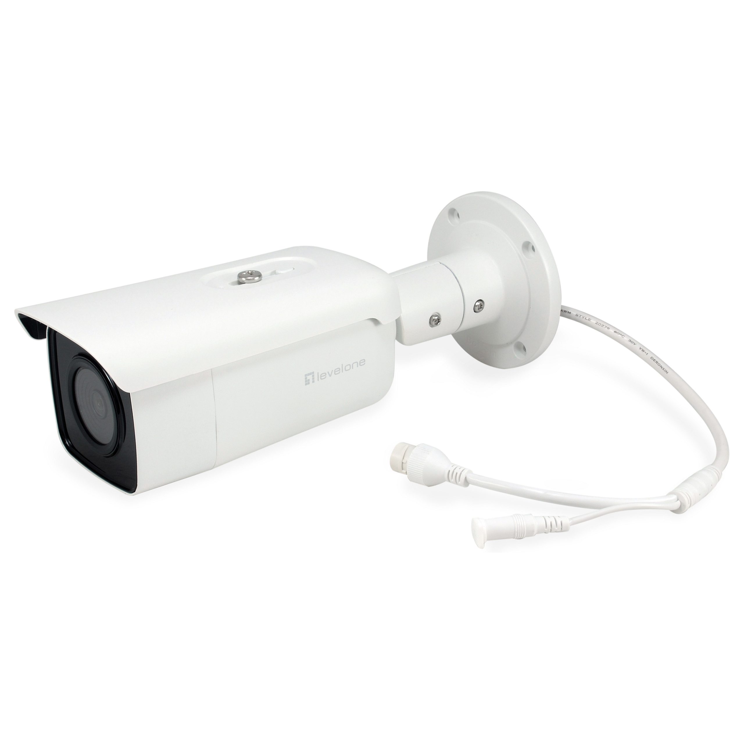 LevelOne FCS-5092v2 6MP AcuSense Outdoor Bullet IP Camera 60m IR H.265+ IP67 PoE