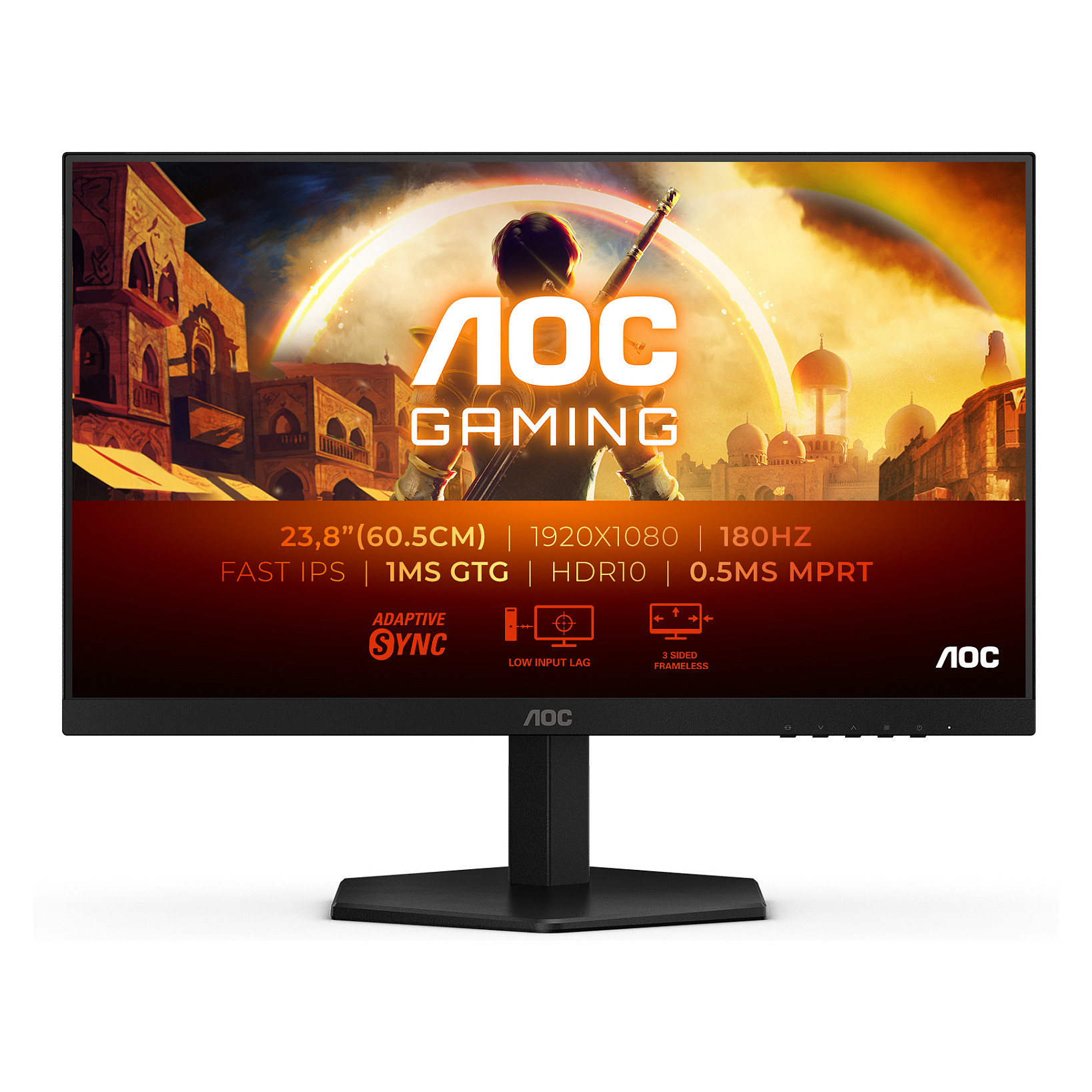 Aoc 24G42E 24" Gaming Monitor FHD Fast IPS 1ms 180Hz