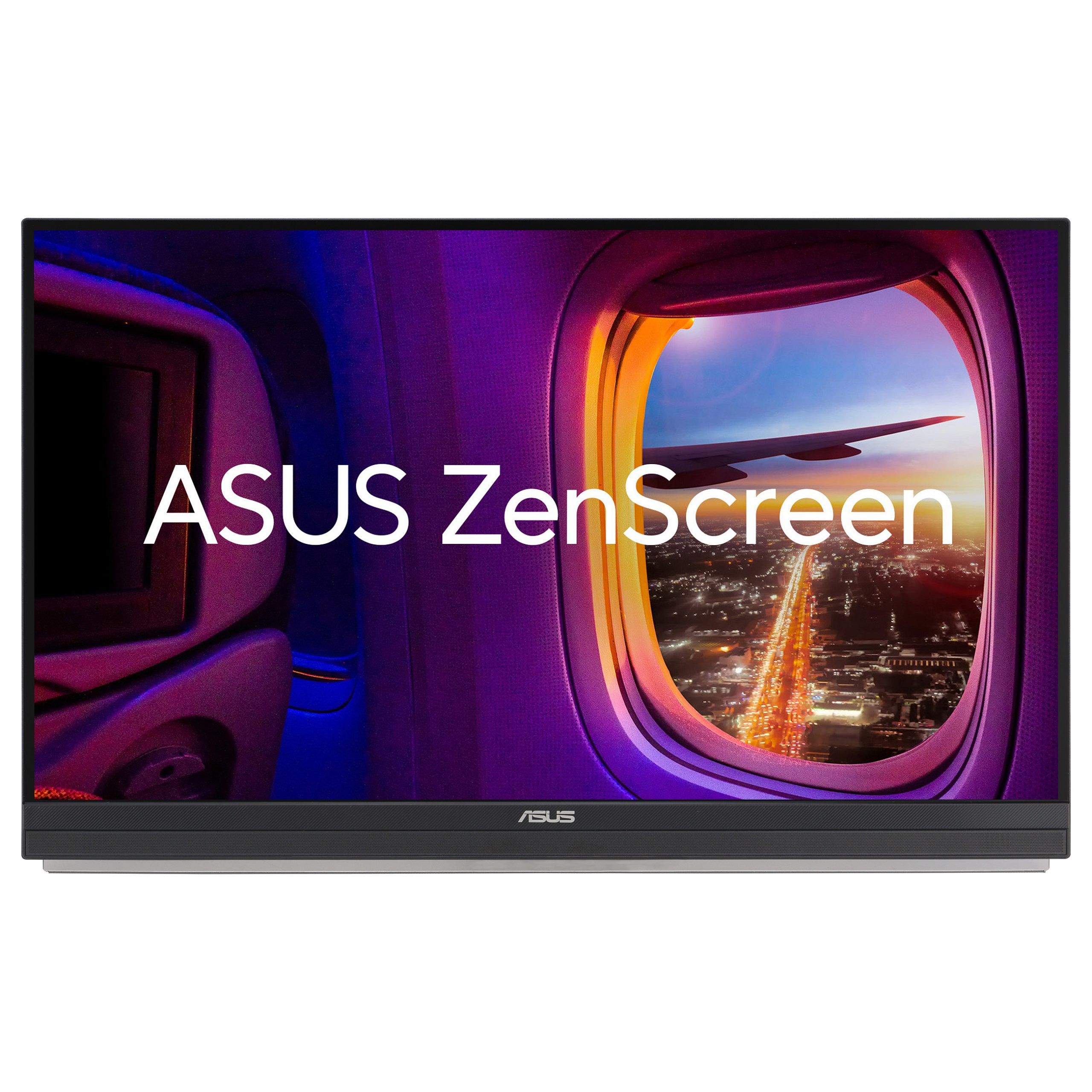 Asus ZenScreen MB27ACF 27" Portable QHD 2560x1440 IPS 100Hz Monitor USB-C 70W HDMI 2.1-Ch Subwoofer Black