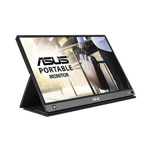 Asus ZenScreen GO MB16AHP 15.6" Full HD 1920x1080 IPS Portable Monitor 7800mAh Battery 4hrs USB-C Micro HDMI Tri-Pivot Smart Case Black