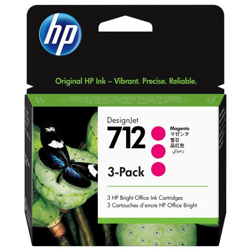 HP 712 3-pack 29-ml Magenta DesignJet Ink Cartridge print head