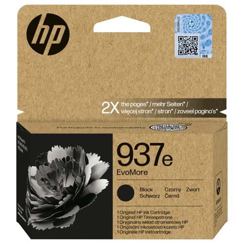 HP 937e EvoMore Black Original ink cartridge