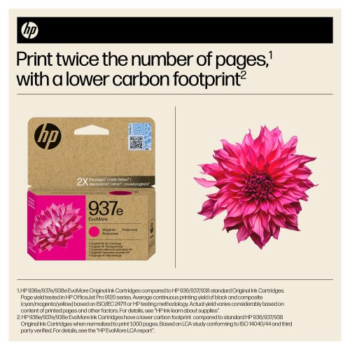 HP 937e EvoMore Magenta Original ink cartridge