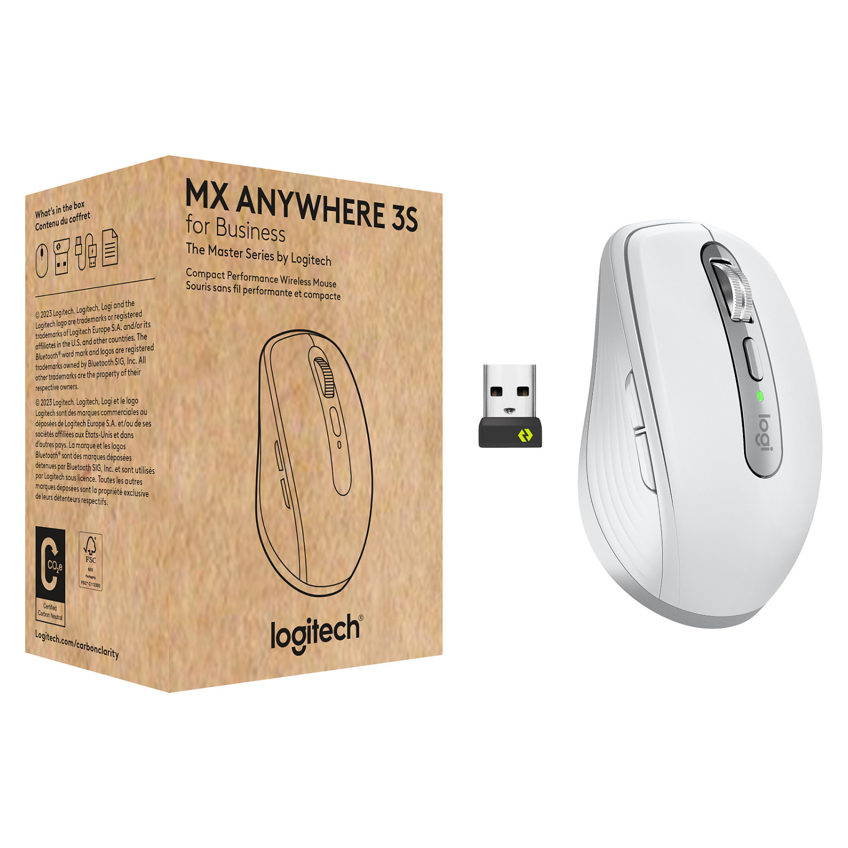 Logitech Bluetooth Mouse Mx Anywhere 3S For Business 910-006958