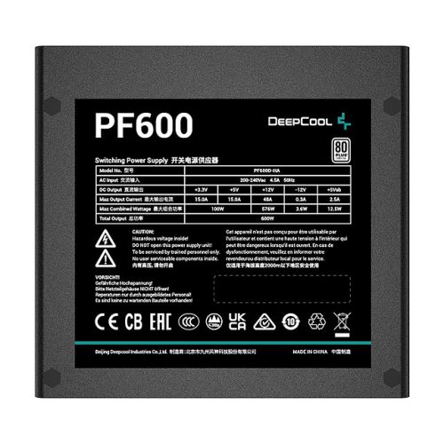 DeepCool PF600 power supply unit